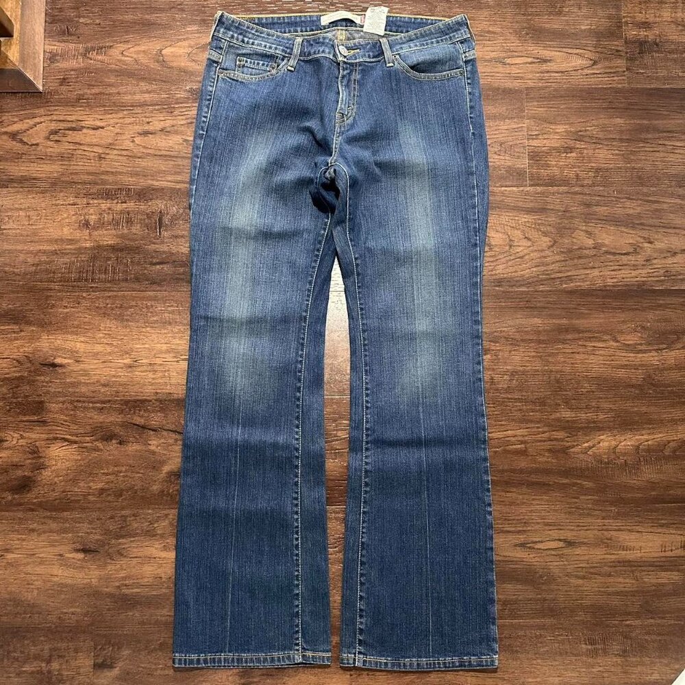 LEVI'S 545 Low Bootcut Flared Jeans - Blue Size 12 Y2K